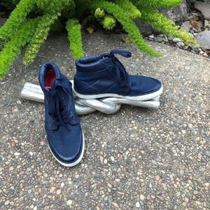 Polo Ralph Lauren Men's Blue Isaak High top Sneakers Size 9
